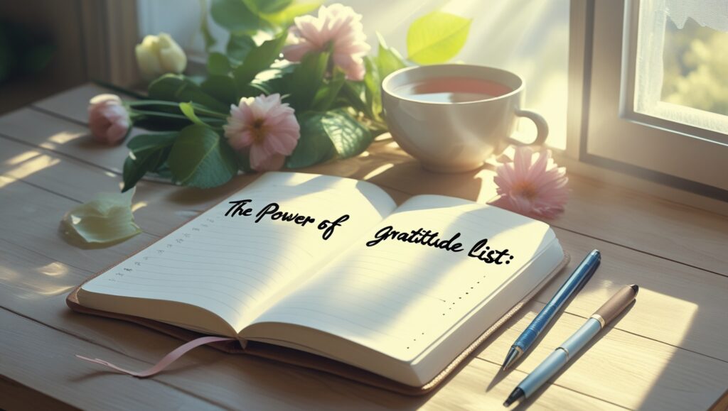 Gratitude journal benefits